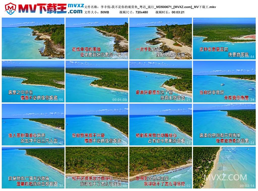 李幸倪-我不是你的观赏鱼_粤语_流行_MD500671
